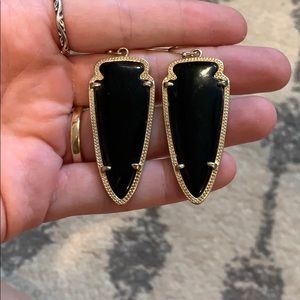 Black Kendra Scott earrings